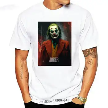 Мужская одежда, мужская футболка The Joker Joaquin Phoenix Hot Tee, черная футболка S-3Xl, юмористическая футболка