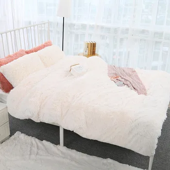 Теплое одеяло для постельного белья - мягкое плюшевое одеяло из искусственного меха для покрывала кровати, украшения дома и комфортного использования