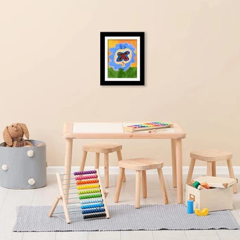Детская художественная рамка для украшения дома Детские Художественные фоторамки С передним отверстием для рисования Картин, Новая витрина для хранения картин