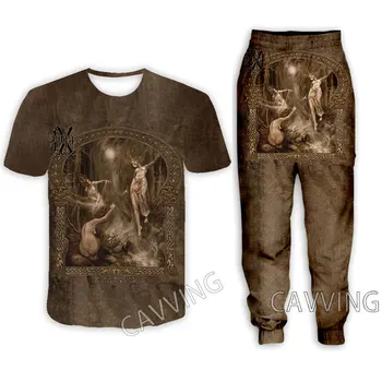 Повседневная футболка с 3D-принтом Opera IX Band + брюки для бега, брюки для бега, одежда для костюмов, Женские / Мужские комплекты, одежда для костюмов