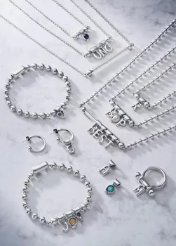 2023 Мода UNOde50 Модное гальваническое ожерелье с буквами 925 пробы, сделанное своими руками, романтический подарок женщинам на день рождения