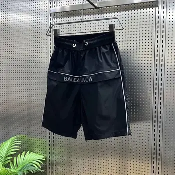 Летние новые мужские шорты 2023, быстросохнущие повседневные короткие брюки с надписью, модная дышащая пляжная одежда
