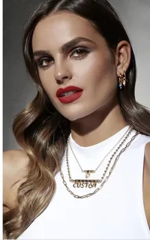 2023 Мода UNOde50 Модное гальваническое ожерелье с буквами 925 пробы, сделанное своими руками, романтический подарок женщинам на день рождения