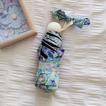 Эстетичный Открытый зонт дизайнерского искусства, Автоматический, водонепроницаемый от ультрафиолета, Милый зонтик для детей, Маленький Китайский Клубничный Paraguas Sunny Angel