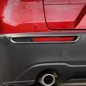 Автомобильный ABS Карбоновый Задний Противотуманный Фонарь, Накладка На Крышку Противотуманного Фонаря, Декоративная Рамка для Mazda CX-30 CX30 2020 2021 2022