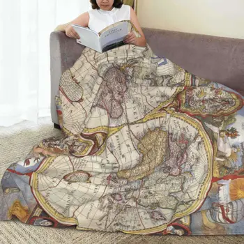 Географическая карта мира, Мягкое фланелевое покрывало для дивана-кровати, теплое одеяло, легкие одеяла для дивана, дорожное одеяло