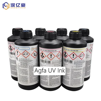 Импортные УФ-чернила Agfa F2 Soft Ink HD1 UV Hard Ink для печатающих головок Gen5 Gen6 konica SPT toshiba