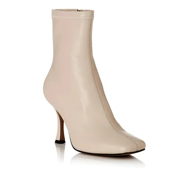 ALIAS MAE REMI Женская модная однотонная обувь на платформе Four Seasons 2023, Новые ботинки Martin на тонком каблуке и молнии, Классические ботинки Chelsea